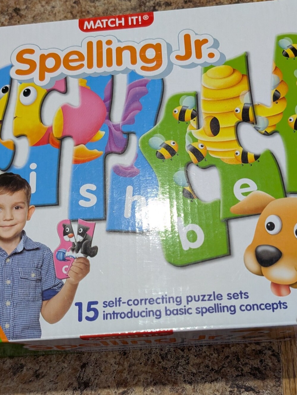 Match It Spelling Jr. Educational Puzzle Set - Multicolor